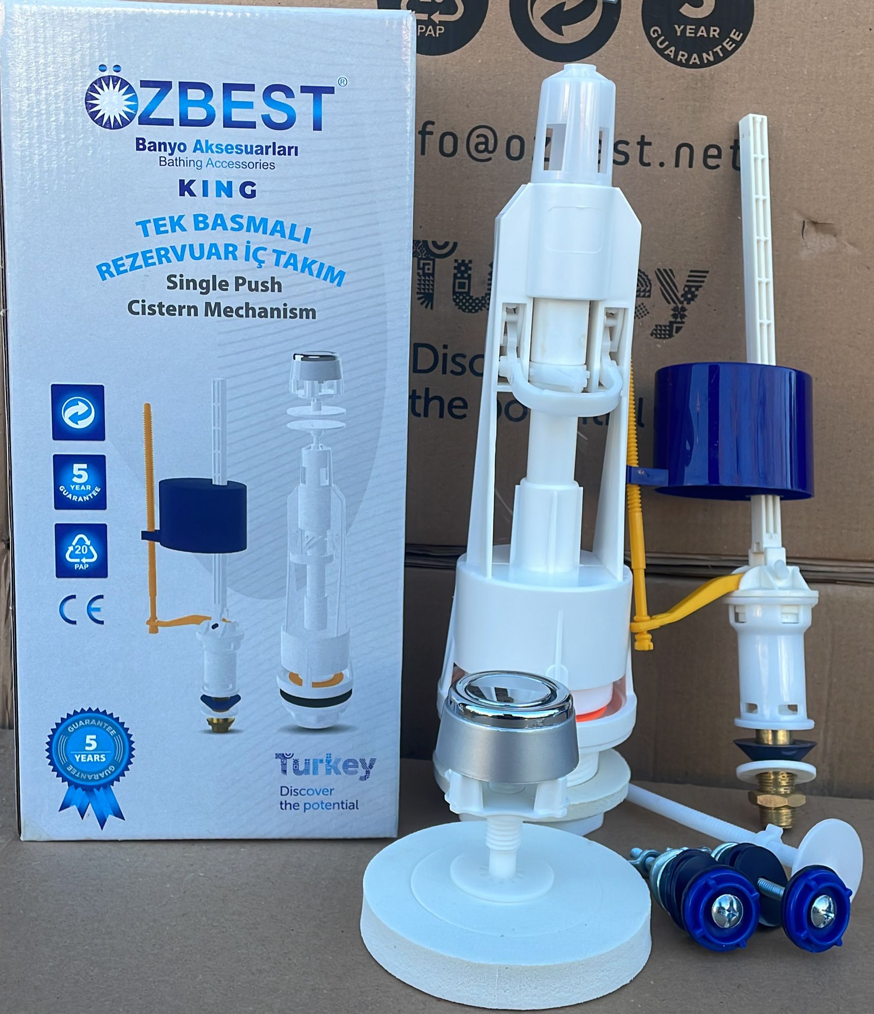 ÖZBEST KİNG BASMALI İÇ TAKIM (PİRİNÇ SOMUN)